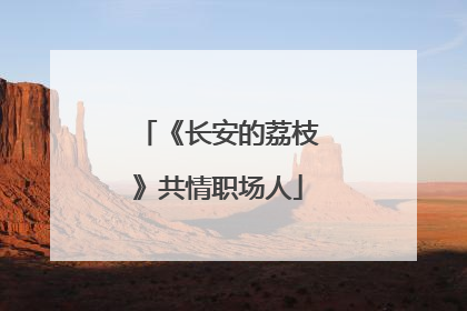 《长安的荔枝》共情职场人