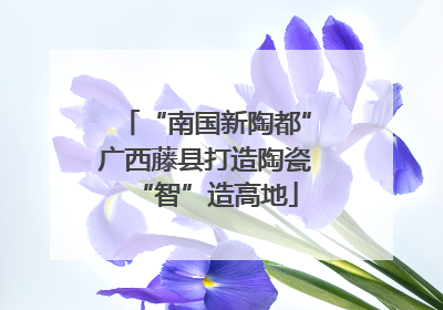 “南国新陶都”广西藤县打造陶瓷“智”造高地