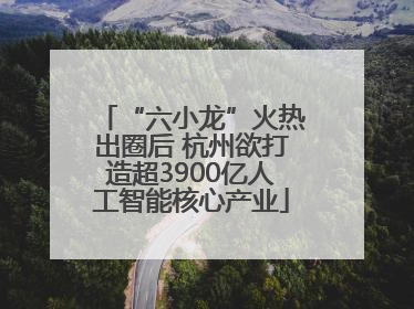 “六小龙”火热出圈后 杭州欲打造超3900亿人工智能核心产业