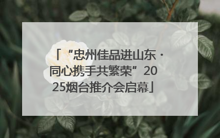 “忠州佳品进山东・同心携手共繁荣”2025烟台推介会启幕