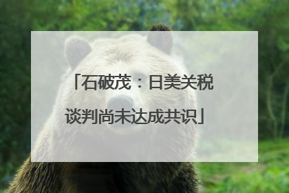 石破茂：日美关税谈判尚未达成共识
