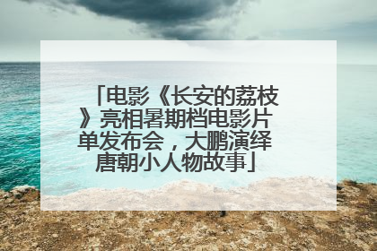 电影《长安的荔枝》亮相暑期档电影片单发布会，大鹏演绎唐朝小人物故事