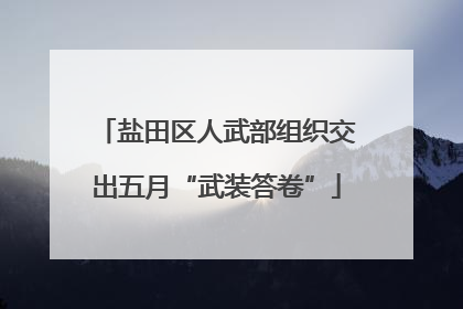 盐田区人武部组织交出五月“武装答卷”