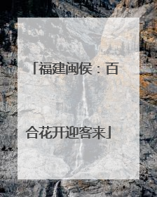 福建闽侯：百合花开迎客来