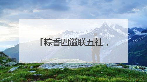 粽香四溢联五社，情满浦沅共欢颜