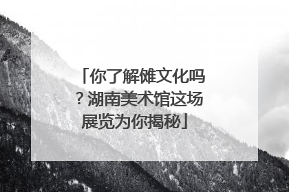 你了解傩文化吗？湖南美术馆这场展览为你揭秘