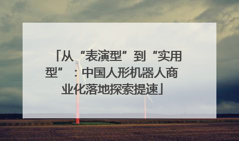 从“表演型”到“实用型”：中国人形机器人商业化落地探索提速