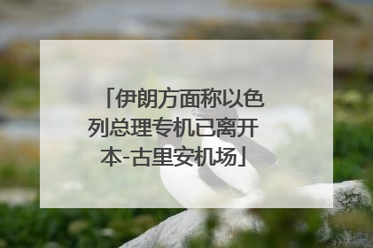 伊朗方面称以色列总理专机已离开本-古里安机场