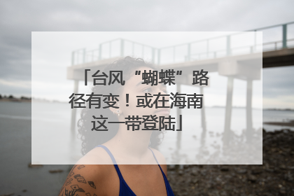 台风“蝴蝶”路径有变！或在海南这一带登陆