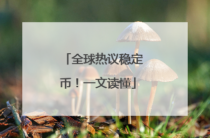 全球热议稳定币！一文读懂