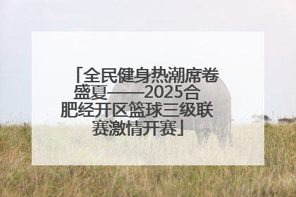 全民健身热潮席卷盛夏——2025合肥经开区篮球三级联赛激情开赛