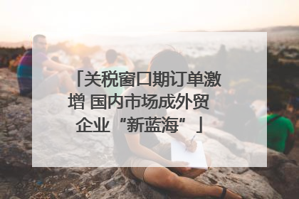 关税窗口期订单激增 国内市场成外贸企业“新蓝海”