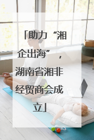 助力“湘企出海”，湖南省湘非经贸商会成立