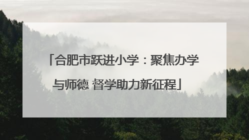 合肥市跃进小学：聚焦办学与师德 督学助力新征程