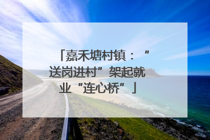 嘉禾塘村镇：“送岗进村”架起就业“连心桥”