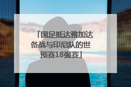 国足抵达雅加达备战与印尼队的世预赛18强赛