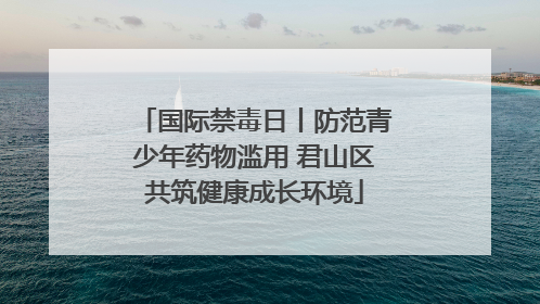 国际禁毒日丨防范青少年药物滥用 君山区共筑健康成长环境
