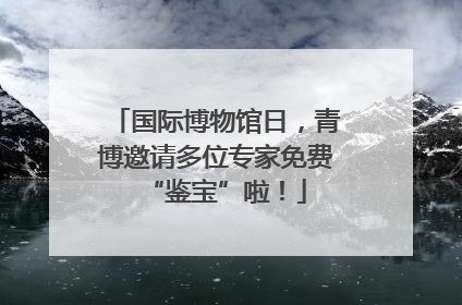 国际博物馆日，青博邀请多位专家免费“鉴宝”啦！