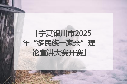 宁夏银川市2025年“多民族一家亲”理论宣讲大赛开赛
