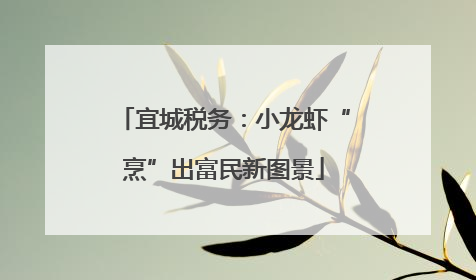 宜城税务：小龙虾“烹”出富民新图景