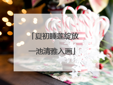 夏初睡莲绽放 一池清雅入画