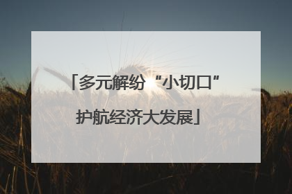 多元解纷“小切口” 护航经济大发展