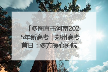 多图直击河南2025年新高考｜郑州高考首日：多方暖心护航 助力学子逐梦