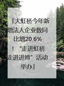 大虹桥今年新增法人企业数同比增20.6%！“走进虹桥 走进进博”活动举办