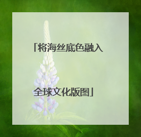 将海丝底色融入全球文化版图