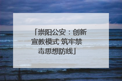 崇阳公安：创新宣教模式 筑牢禁毒思想防线