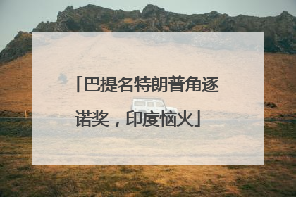 巴提名特朗普角逐诺奖，印度恼火