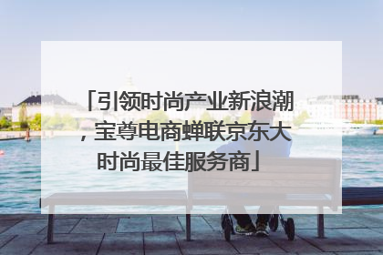 引领时尚产业新浪潮，宝尊电商蝉联京东大时尚最佳服务商