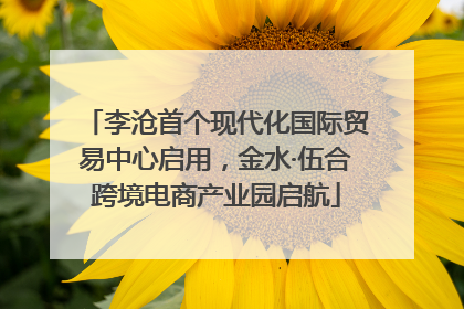 李沧首个现代化国际贸易中心启用，金水·伍合跨境电商产业园启航