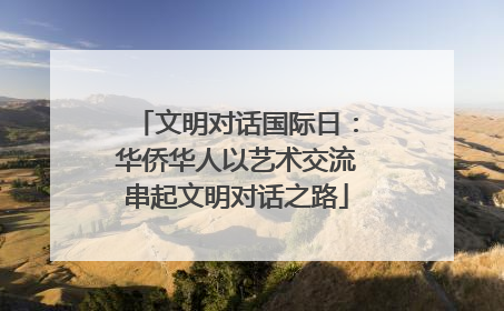 文明对话国际日：华侨华人以艺术交流串起文明对话之路