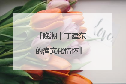 晚潮｜丁建东的渔文化情怀