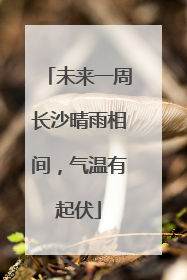 未来一周长沙晴雨相间，气温有起伏