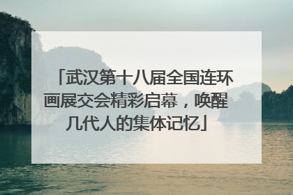 武汉第十八届全国连环画展交会精彩启幕，唤醒几代人的集体记忆