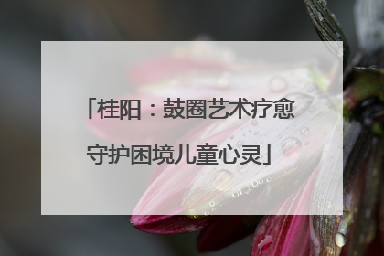 桂阳：鼓圈艺术疗愈守护困境儿童心灵
