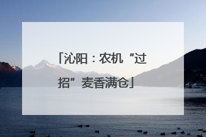 沁阳：农机“过招”麦香满仓