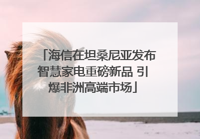 海信在坦桑尼亚发布智慧家电重磅新品 引爆非洲高端市场