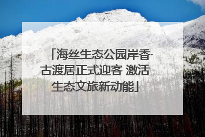 海丝生态公园岸香·古渡居正式迎客 激活生态文旅新动能
