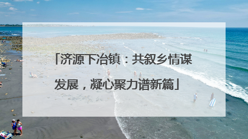 济源下冶镇：共叙乡情谋发展，凝心聚力谱新篇