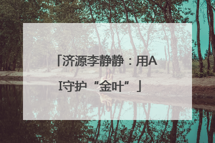 济源李静静：用AI守护“金叶”