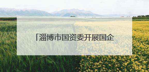 淄博市国资委开展国企党建“上门服务月”破解难题助推党建赋能