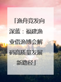 渔舟竞发向深蓝：福建渔业借渔博会解码高质量发展新路径