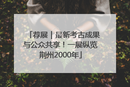 荐展｜最新考古成果与公众共享！一展纵览荆州2000年