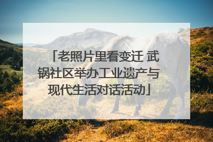 老照片里看变迁 武锅社区举办工业遗产与现代生活对话活动