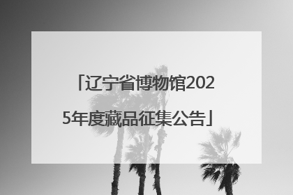 辽宁省博物馆2025年度藏品征集公告