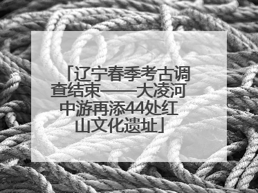 辽宁春季考古调查结束——大凌河中游再添44处红山文化遗址