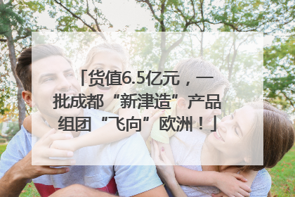 货值6.5亿元，一批成都“新津造”产品组团“飞向”欧洲！